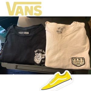 VANS SHIRTS (2) LARGE
